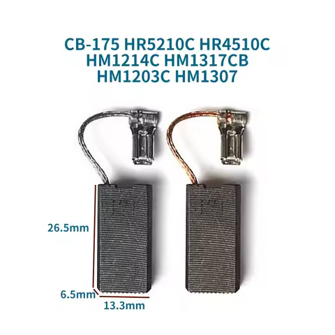 Carbon brushes for Makita CB-175 CB175 HR5210C HR4510C HM1214C HM1317CB HM1203C HM1307 carbon brush 