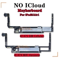 Original NO iCloud For IPad5 Logic Board A1474 WIFI Versions A1475 3G SIM Cellular Versions For IPad