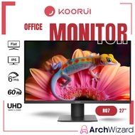 Koorui N07 - 27" IPS UHD 60 Hz Refresh Rate Productivity Monitor (PC Gaming)