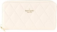 Kate Spade Carey Quilted Leather Large Continential Wallet (Parchment), Parchment