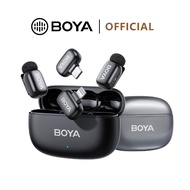 BOYA mini 2 Wireless Microphone Lapel AI Noise Cancellation Super mini Mic for Vlogging