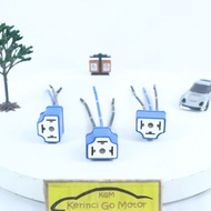 H4 CERAMIC LAMP SOCKET WITH SPOT CABLE - H4 SOCKET WITH SPOT CABLE BULB