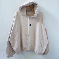 thrift hoodie over size crop second / h5