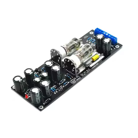 6J1 Valve Pre-amp Tube PreAmplifier Kit Assembled Board Audio Musical Fidelity horizontal/Cross Tube