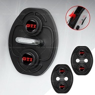 Silicone Car Door Lock Shock Absorber Cover Car Lock Protect Pad for POLO Golf 5 6 7th generation GT