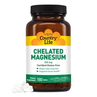 Chelated Magnesium 250mg - Supports Heart, Bone & Muscle Health, Vegan-Friendly Magnesium Supplement