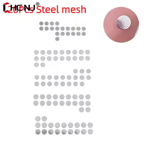 20Pcs In-ear Earphone Filter Dust Net Earbuds Dust-proof Steel Mesh With Glue 4.0mm 4.3mm 4.5mm 4.8m