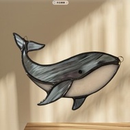 體驗活動 海的祝福 鑲嵌玻璃 鯨魚 陽光補手Suncatcher吊飾 手作課程