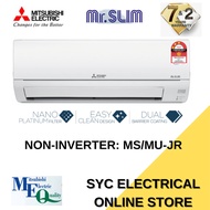 MITSUBISHI R32 MR. SLIM NON INVERTER JR SERIES AIR CONDITIONER (1.0HP-2.5HP)