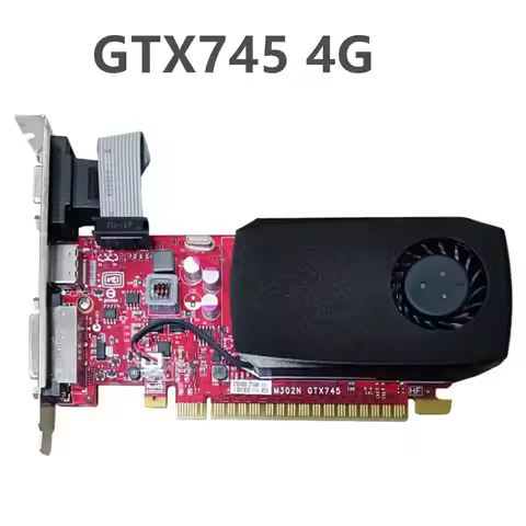 For DELL NVIDIA GeForce GTX745 GTX 745 4G GDDR3 TC2P0 4096MB 128-bit 28nm PCIe 3.0x16 1502mhz graphi