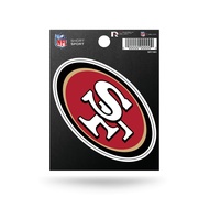 Rico Industries NFL Football San Francisco 49ers Short Sport Decal 3.75' x 4.75' Die Cut Team Logo S