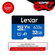 Lexar 32GB Blue Series 100MB/s microSDHC UHS-I Memory Card (LMS0633032G-BNNNG)