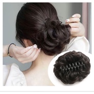 MODERN HAIR BUN CLIPS Modern Hair Bun/s HAIR BUN WIG WITH HAIR CLIPS Hair Clip/s Hair Wig Clips Hair