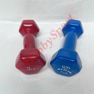 Dumbbell Dumbell/ Mini Rubber Barbell Vinyl Neoprene/ 1.5 kg 1.5 kg