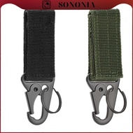 SONONIA Duty Belt Keepers with Key Holder, Carabiner Hook Belt Fixing Accessories