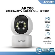 ACOME Camera CCTV APC08 Indoor CCTV Full HD 1296P 3MP 360 Rotation 2-Way Audio