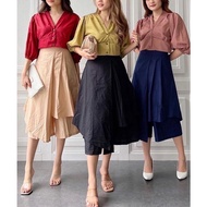 ADALYN CULOTTE PANTS SIMPLE PLAIN PREMIUM EC 9255 PREMIUM KOREAN STYLE CULOT PANTS SIMPLE PLAIN CULO