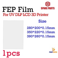 FEP Film for 3D Printer Resin Thickness 0.15mm 3D High Transmittance