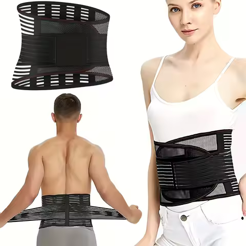 Lower Back Brace for Pain Relief,Back Support Belt, Flexible Lumbar Support Waist Belt for Lifting A