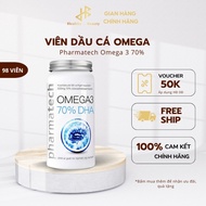Omega 3 70% DHA 3 Pharmatech Omega 3 Fish Oil Tablets For Good Children'S Intelligence