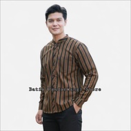 KEMEJA LURIK PREMIUM LENGAN PANJANG SURJAN JAWA KEMEJA KOKO BATIK LURIK KATUN PRIA DEWASA KEMEJA SAL