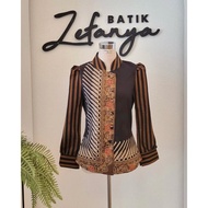 INDONESIAN BATIK WOMEN'S WORK TOP Batik Top