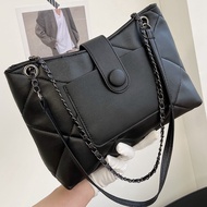 Túi tote có dây xích chần bông nhẹ, giản dị dành cho doanh nhân dành cho nữ tuổi teen Sinh viên đại 