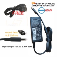 Dell 65W Laptop Adapter for dell Inspiron 17 16 15 3000 5000 7000 Series laptop charger