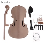 [Devoko] Violin Set Kit DIY  Violin Wood Unfinished Violin 4/4 Instrument Music