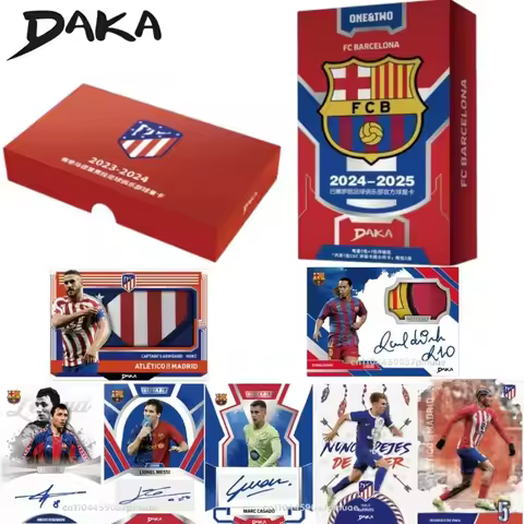 DAKA 2024-25 Barcelona ONE TWO Series 2023-24 Atletico Madrid Official Player Collectible Cards Foot