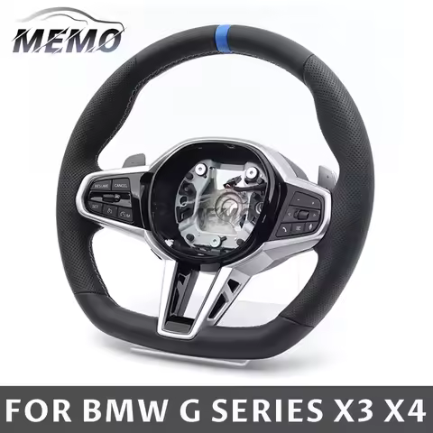 Car Nappa Leather CS Steering Wheel for BMW G01 G02 G05 G20 G21 G26 G30 G31 G32 G82 G42 G80 G87 X1 X
