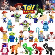 Toy Story 4 Minifigures Buzz Lightyear Woody Jessie Cartoon Toy Story Building Blocks Toys Gifts