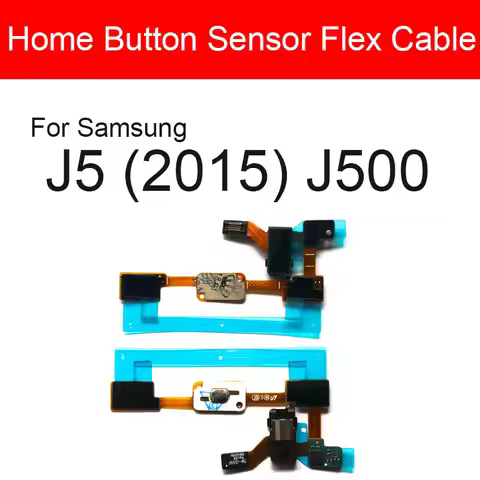 Home Return Button Flex Cable For Samsung Galaxy J5 (2015) J500 Audio Jack Port Flex Ribbon Replacem