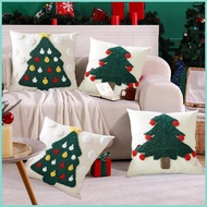 18x18 Christmas Pillow Covers 18x18 Inch Tree Decorative Pillowcase Sofa Pillow Covers with Zipper f