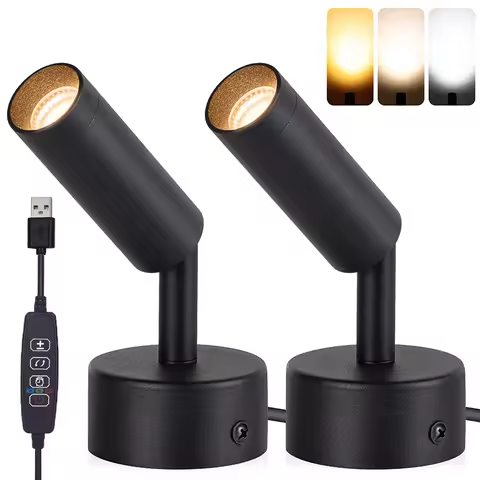 LED Spot Light Indoor 5W Up Lights 3000K/4000K/5000K Dimmable Indoor Spotlight with Memory for Plant