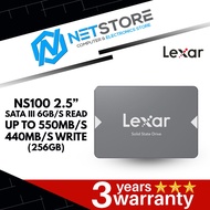 LEXAR NS100 2.5” SATA III 6GB/S READ UP TO 550MB/S 440MB/S WRITE (256GB) - LNS100-256RB
