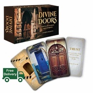 One Two Three ! [ไพ่แท้] Divine Doors Mini Inspiration Cards ทาโรต์ ออราเคิล ยิปซี ทาโร่ flower peta