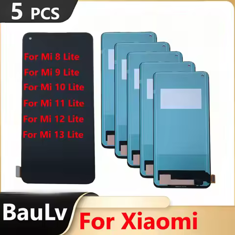 Wholesale 5 Pieces/Lot For Xiaomi Mi 8 Lite LCD Display For Mi 9 Lite Touch For Mi 10 Lite 5G Screen