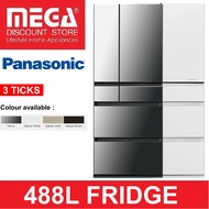 PANASONIC NR-F603GT 488L 6-DOOR FRIDGE (3 TICKS) MADE IN JAPAN