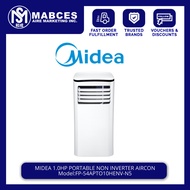 Midea 1HP Portable Aircon Non Inverter FP-54APT010HENV-N56