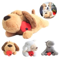 【Calming Anxiety Relief】Dog Plush Toy with Heartbeat Simulator Warm Puppy Sleep Companion Stress Rel