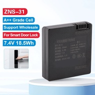 KingSener ZNS-31 Rechargeable Smart Door Lock Battery With Connector Type  P-P+P+P+P- 7.4V 2500mAh 1