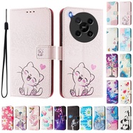 For Nubia V70 Max Case Cute Painted Pattern Flip Phone Case for ZTE Blade V70 Max Case ZTE Blade V70