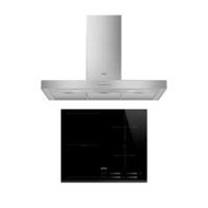 เตาฝัง+เครื่องดูดควัน SMEG SI1M7643B+KBT900XE (1293023)