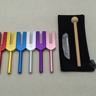 新品现货音疗4096高频音叉4096能量音叉铝合金水晶净化布套音锤水晶原石Sound therapy 4096 high-frequency tuning fork 4096 energy202508