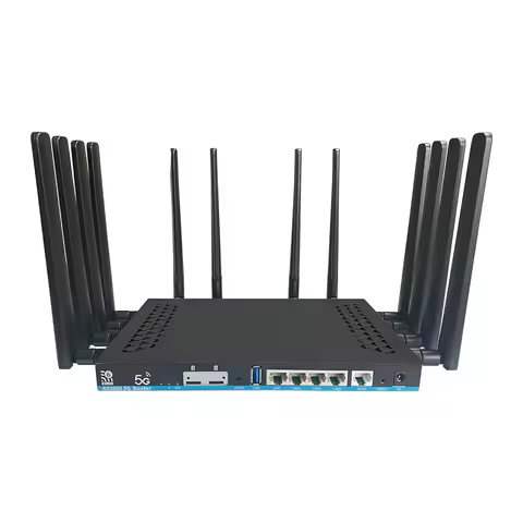 Customized 5g card router mt7981b chip wireless wifi6 gigabit dual card mobile industrial router