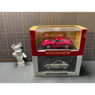 [Ready Stock 1 Set] TW & Minichamps Mini Cut | Porsche Cayman Gt4rs | 1: 64 Alloy Car Model | Limite