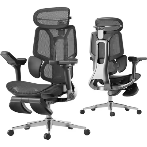 Ergonomic Lift Office Chair with Lumbar Support, Household Gaming Esports Chair Household Computer C