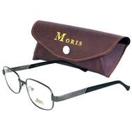 MORIS แว่นตา รุ่น 2705 กรอบแว่นตา ( สำหรับตัดเลนส์ ) ทรงสปอร์ต วัสดุ สแตนเลสสตีล หรือเหล็กกล้าไร้สนิม Stainless Steel ขาสปริง กรอบแว่นตา Eyewear Top Glasses