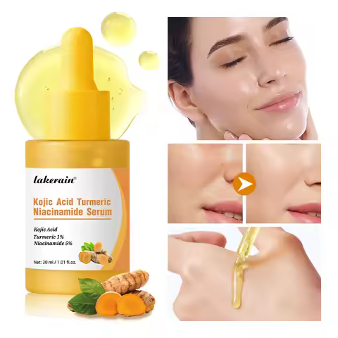 Kojic Acid Turmeric Serum Niacinamide Glow Capsules Brightening Hydration Balancing Skin Barrier Soo
